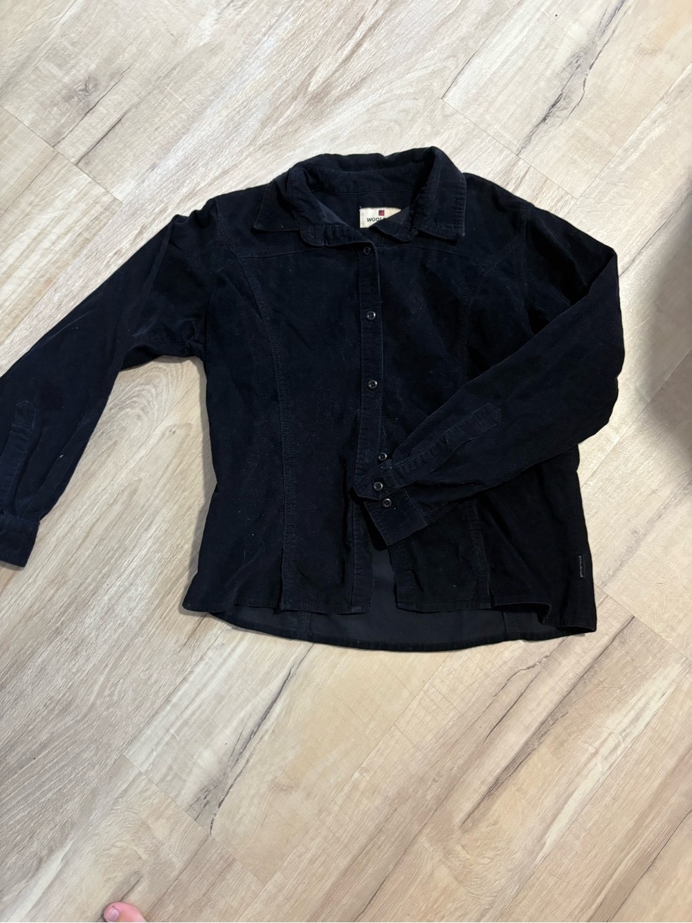 Black woolrich button up